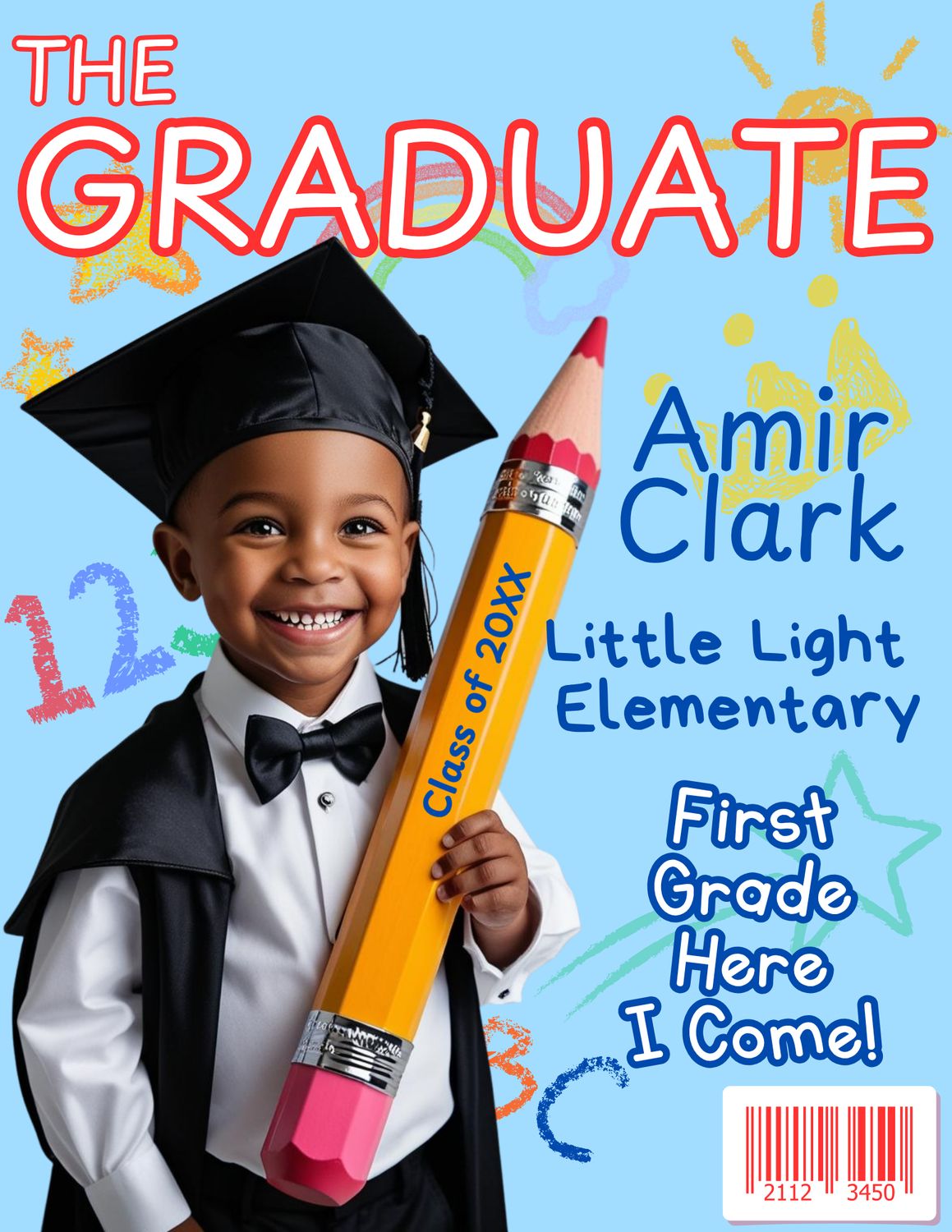 Grad Magazine Covers *Editable*