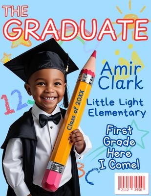 Grad Magazine Covers *Editable*