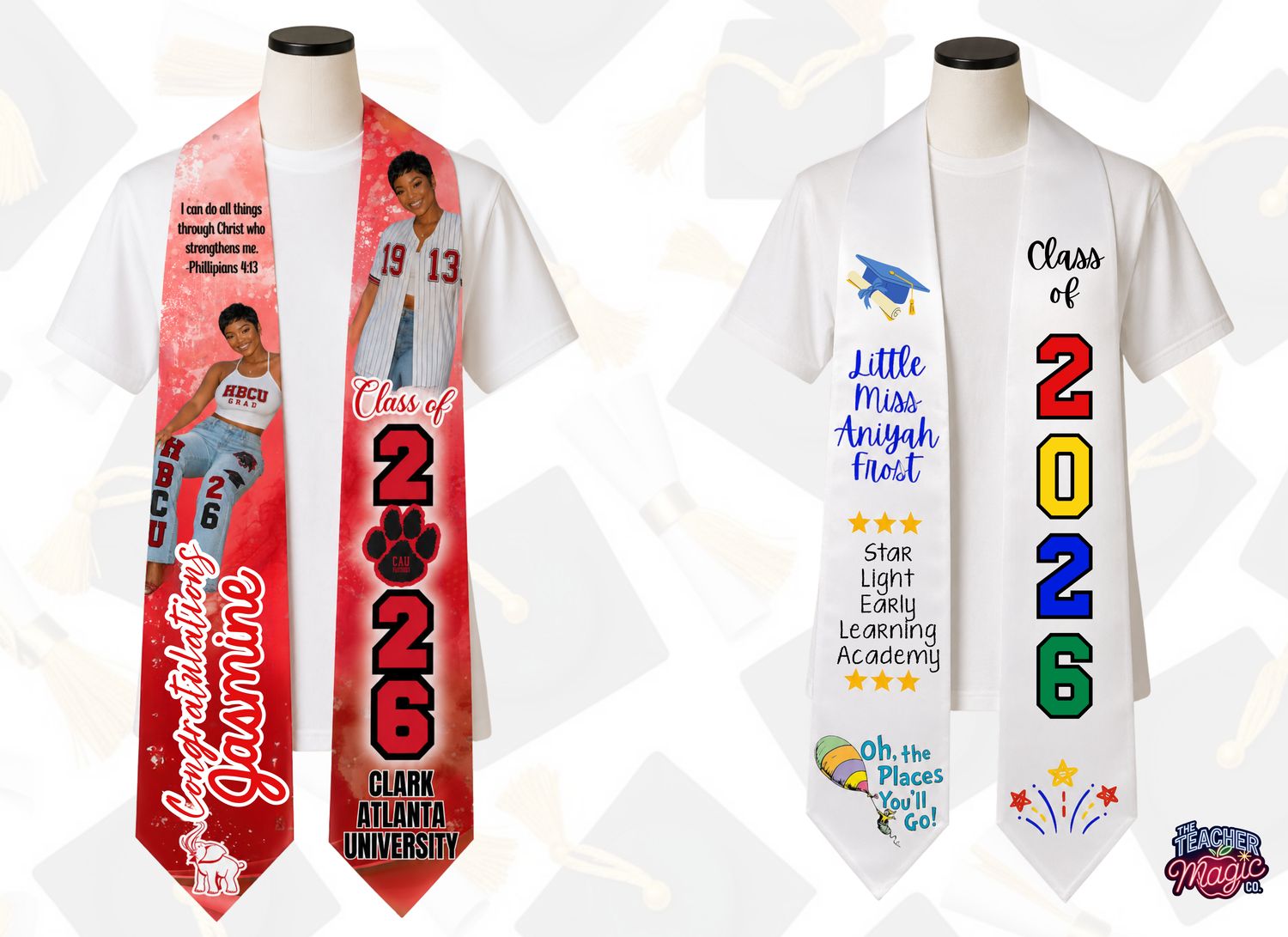Custom Grad Stole