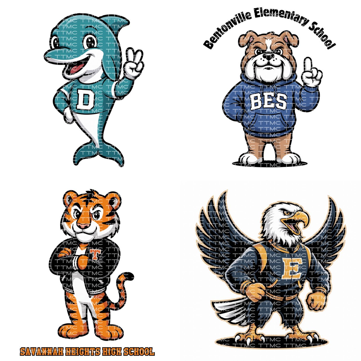 Custom School Design -- PNG Only