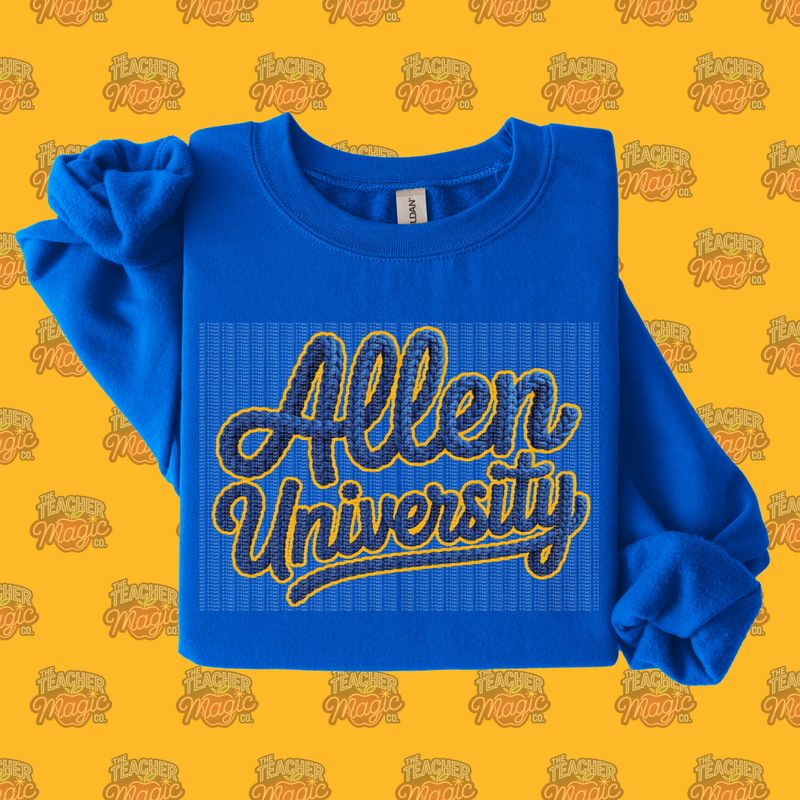 HBCU Faux Knitted Collection