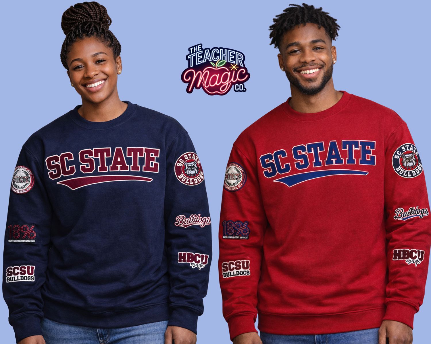 SCSU Premium Patch Sweatshirt