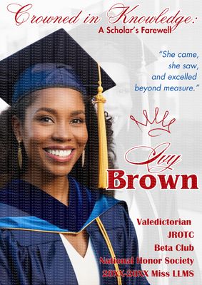 Editable Graduation Magazine Cover