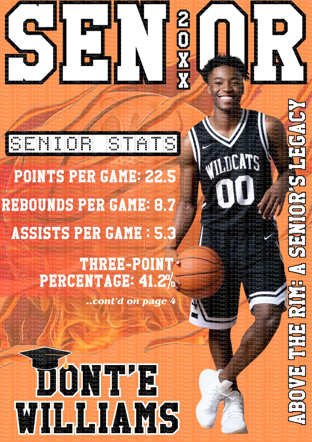 Editable Graduation Magazine Cover