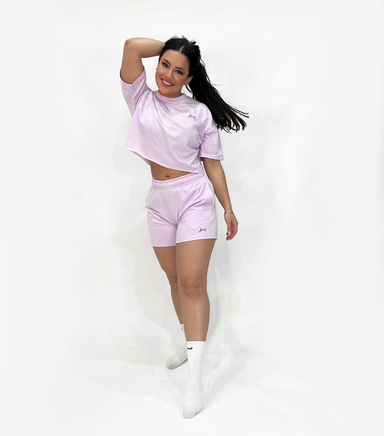 Wondr Cropped T-shirt, Size: S, Color: Lilac