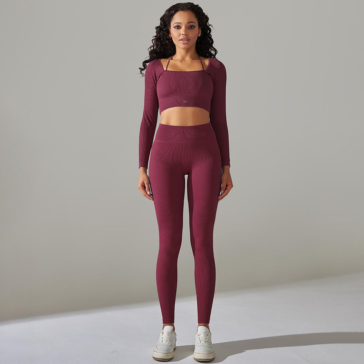 Wondr Ribbed Cropped Top