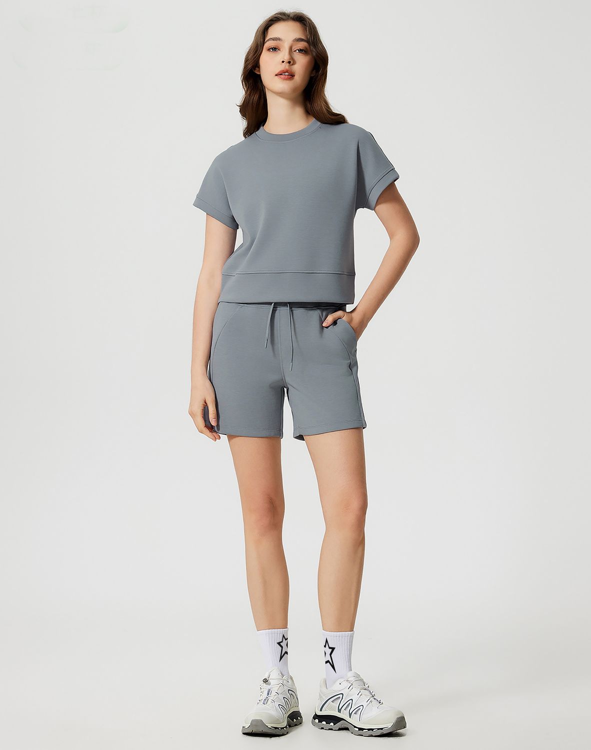 Wondr Lounge Set – Tee &amp; Shorts