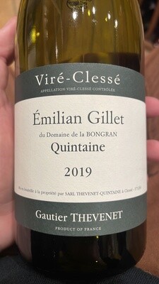Emilian Gillet Quintaine Vire-Clesse Thevenet ‘19 (750ml)