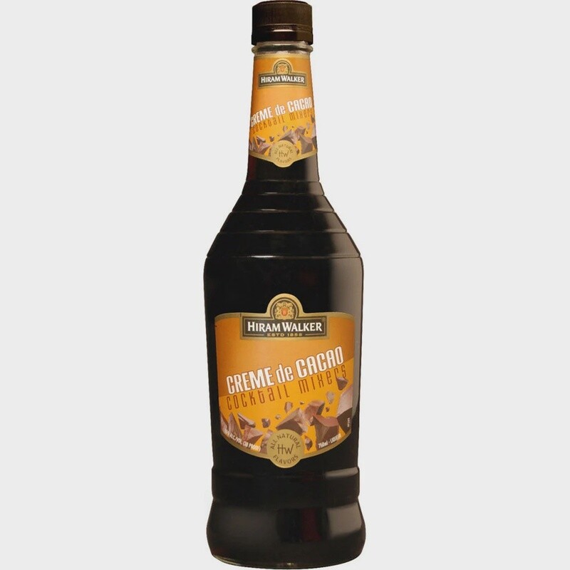 Hiram Walker Creme de Cacao Dark (750ml)