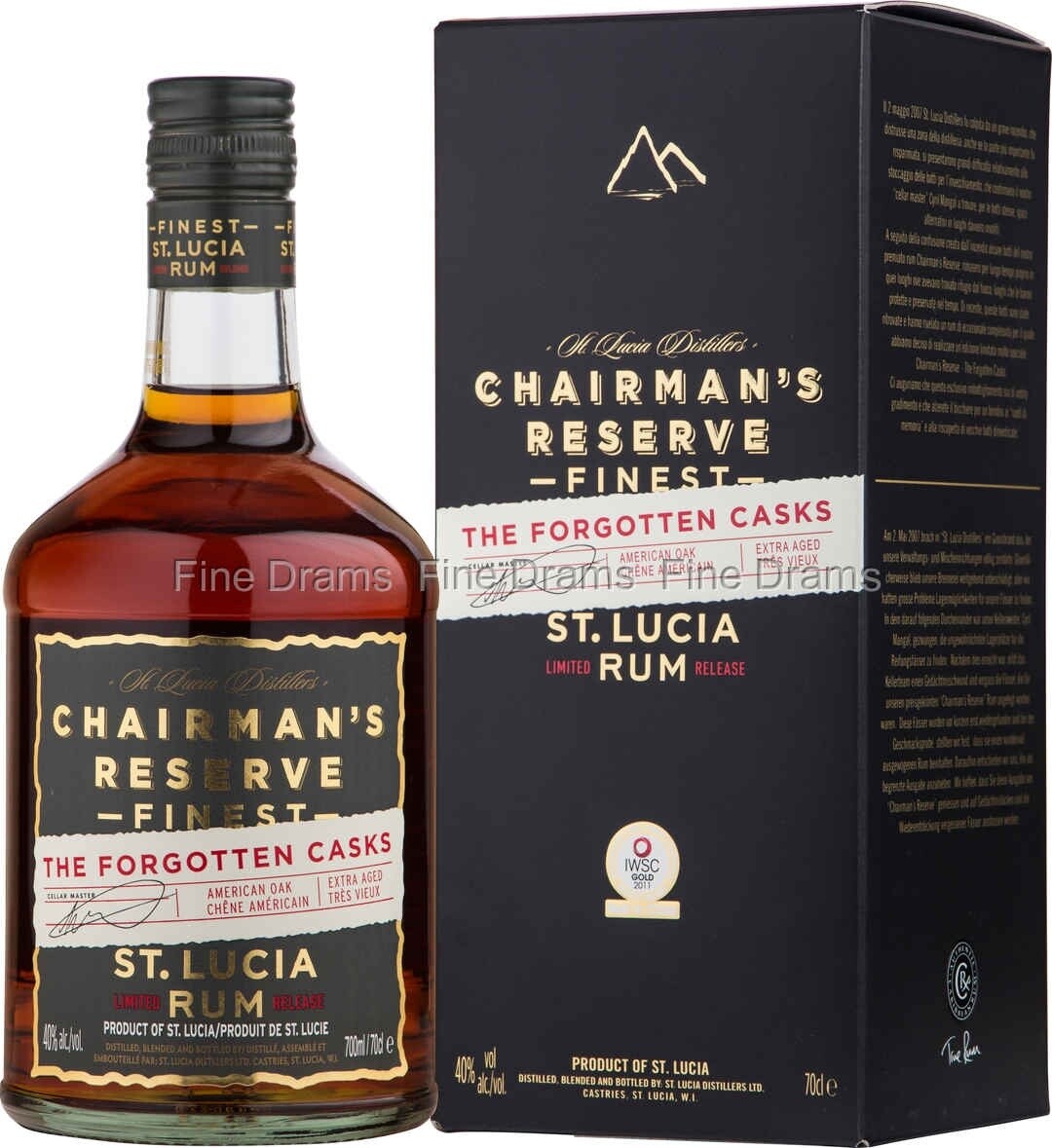 Chairman&#39;s Reserve St. Lucia Rum The Forgotten Casks(750ml)