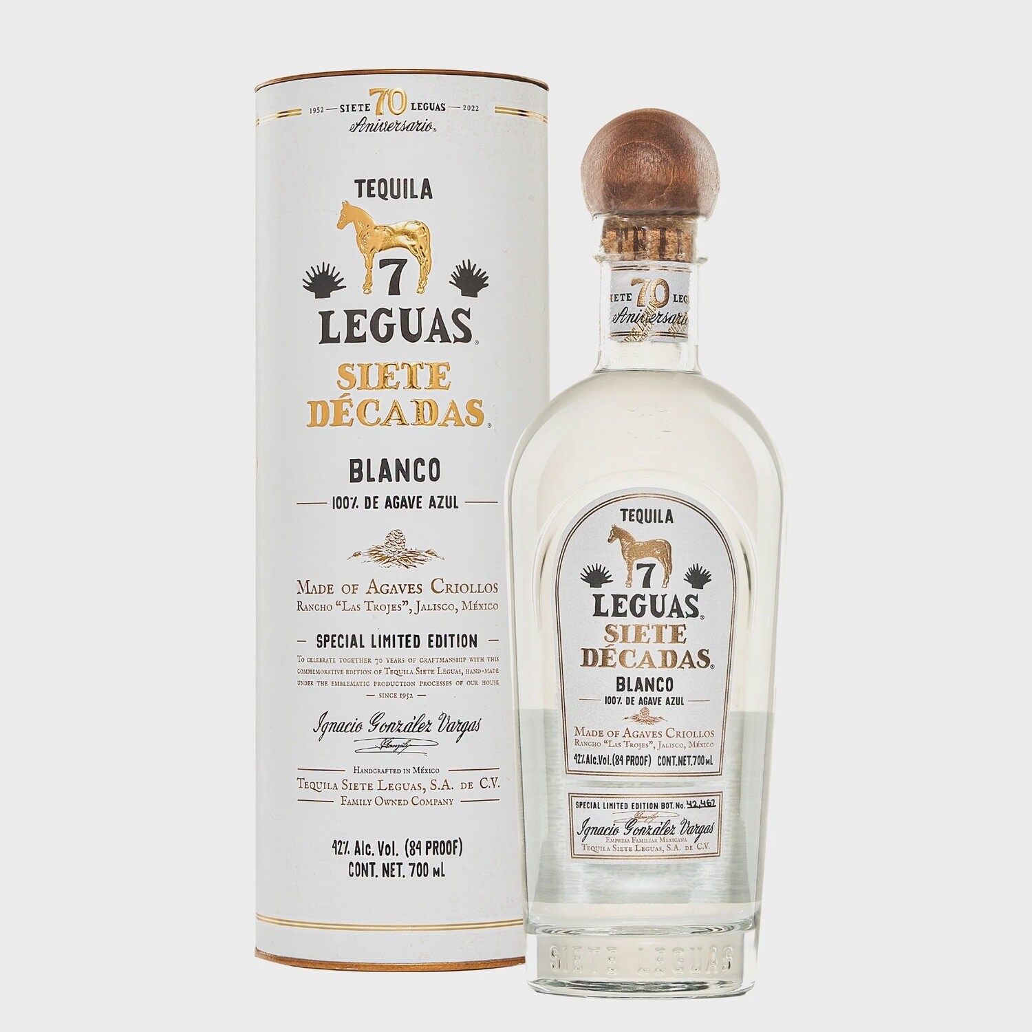 7 Leguas Siete Decadas Blanco (700ml)