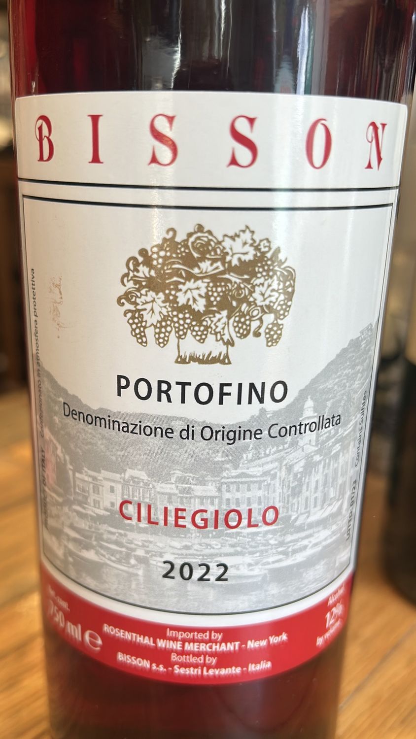 Bisson portofino cilegiolo rose (750ml)