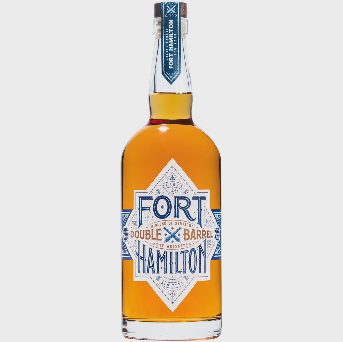 Fort Hamilton Double Barrel Rye Whiskey (750ml)