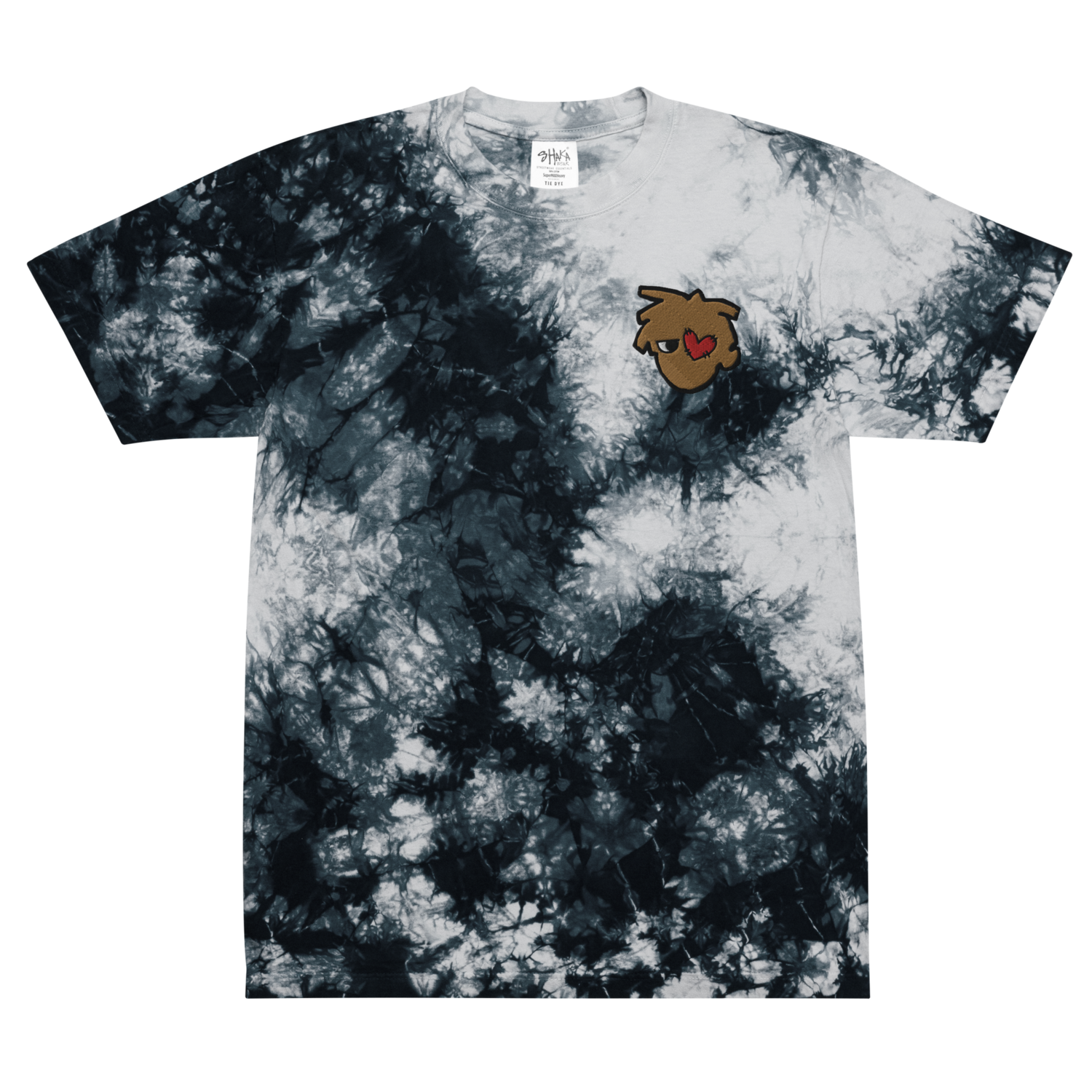 Unisex Oversized SLIPPERS Tie-Dye T-Shirt