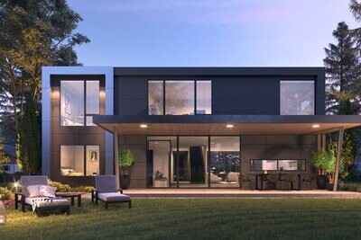 Contemporary single family home