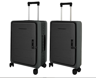 TRAVLR&#39;s Bubule Foldable/Collapsable Luggage PP Suitcase Hardshell Lightweight 20&quot;Cabin Carry On Trolley with TSA Lock and Mute Spinner Wheels