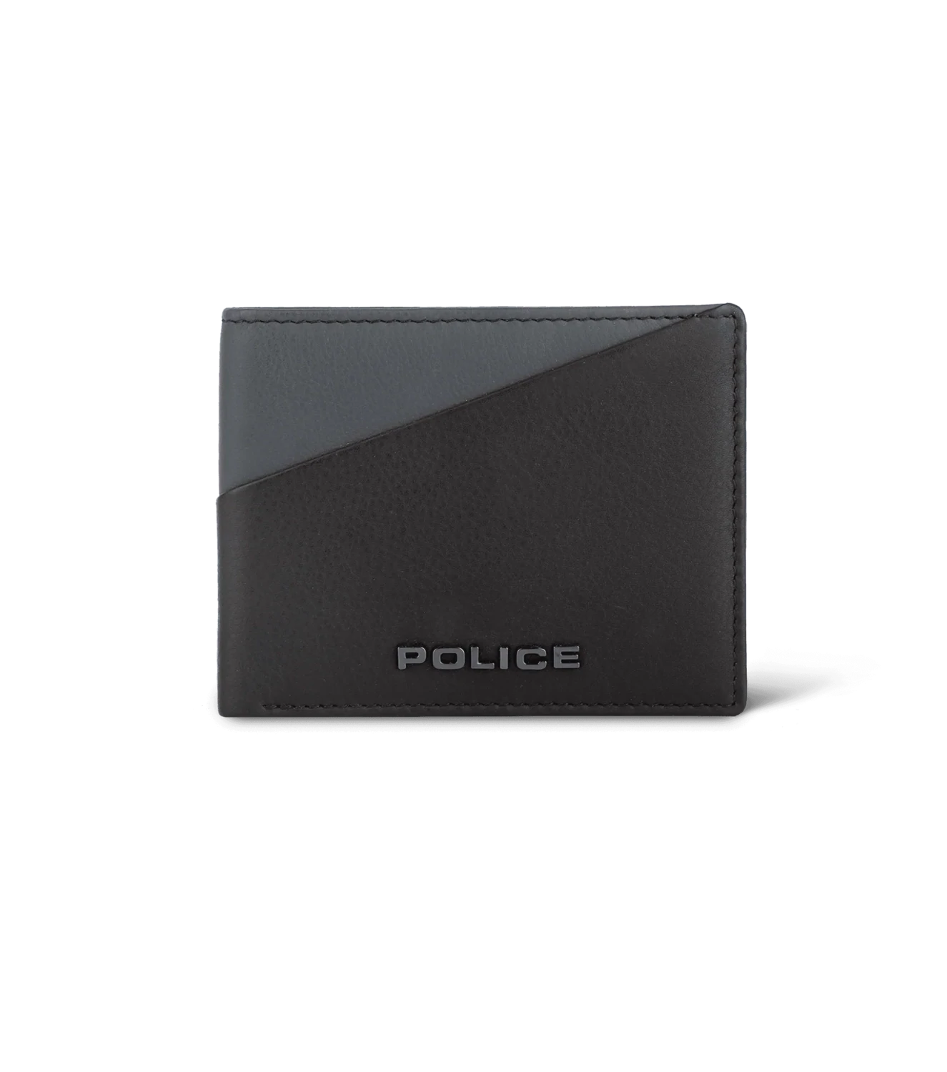 POLICE Boss Bifold 100% Genuine Leather Coin Wallet