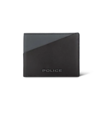 POLICE Boss Bifold 100% Genuine Leather Coin Wallet