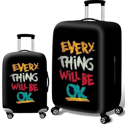 TRAVLR Luggage Cover Washable Suitcase Protector Anti-scratch Suitcase cover Fits 18-32 Inch Luggage