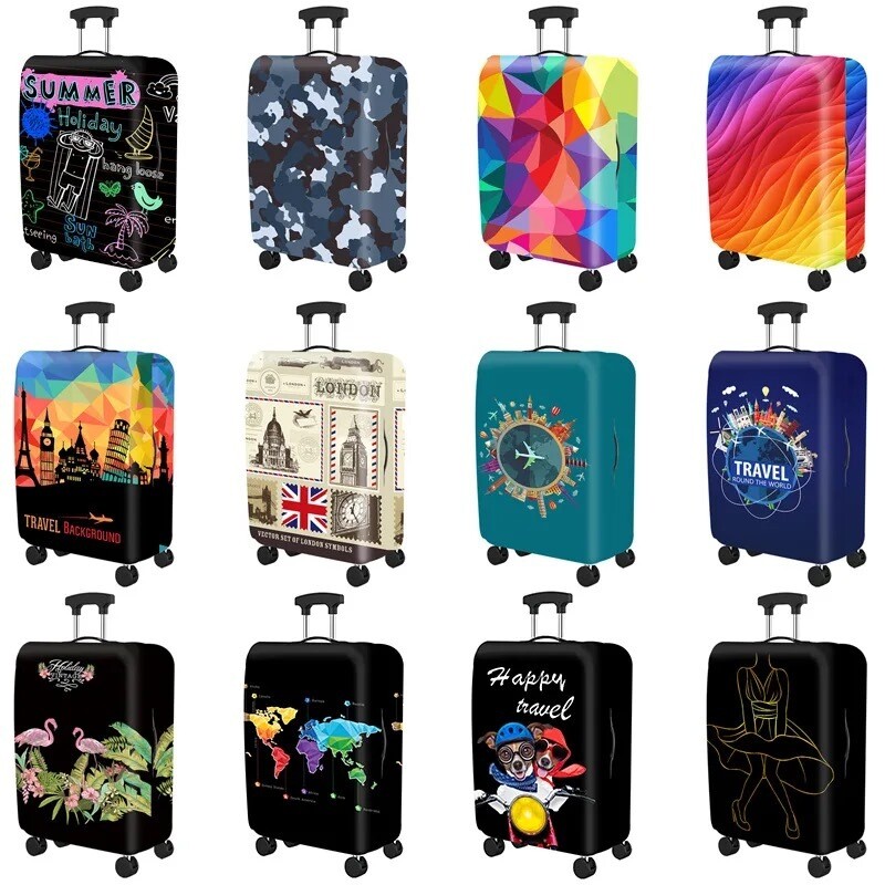TRAVLR Luggage Cover Washable Suitcase Protector Anti-scratch Suitcase cover Fits 18-32 Inch Luggage,