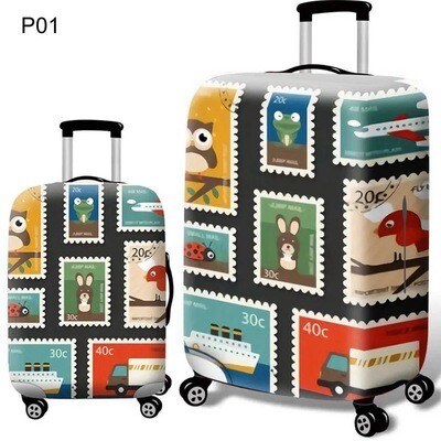 TRAVLR Luggage Cover Washable Suitcase Protector Anti-scratch Suitcase cover Fits 18-32 Inch Luggage,