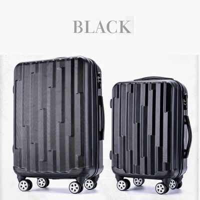 TRAVLR ABS+PC lightweight expandable luggage trolley set (20&quot;, 28&quot;) Mute Double Wheels and TSA Lock.