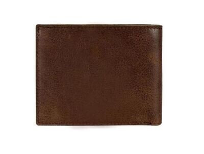 POLICE IDOL SLG ID 100% Genuine Leather  Wallet - BROWN
