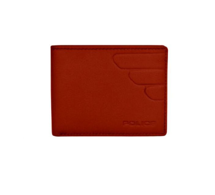 POLICE BOLT BI-FOLD Men&#39;s 100% Genuine Leather Wallet with Card Holders, Gifts for Men- TERRA