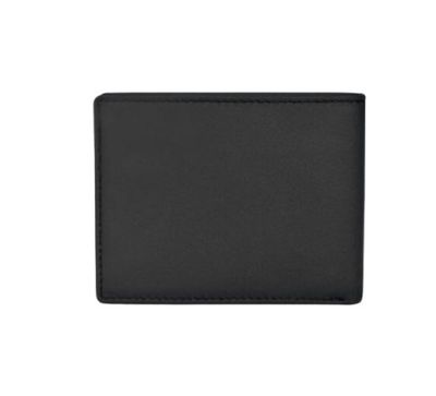 POLICE Bolt Overflap Men's 100% Genuine Leather Wallet with Card Holders, Gifts for Men- SMOKE