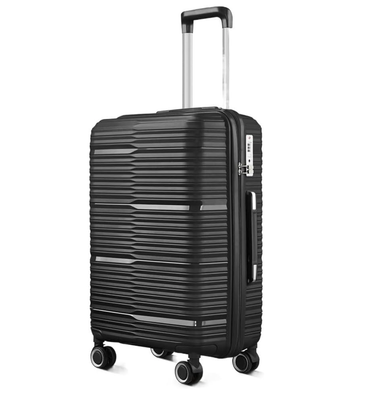 TRAVLR 100% PP break resistant lightweight expandable 24" checkin luggage trolley .