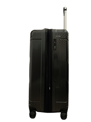 TRAVLR Textured Print 2 Piece (20"29") Hardside Luggage Set Expandable, Anti-Scratch, Mute Eight Wheels Wheels and TSA Lock
