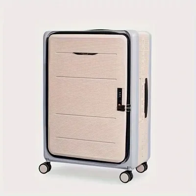 TRAVLR's Bubule Collapsible / Foldable PP Suitcase Hardshell Lightweight 26" Checkin lightweight luggage with TSA Lock and Mute Omnidirectional Spinner Wheels. - Khaki TRAVLR's Bubule Collapsible / Foldable PP Suitcase Hardshell Lightweight 26" Checkin lightweight luggage with TSA Lock and Mute Omnidirectional Spinner Wheels. - Khaki