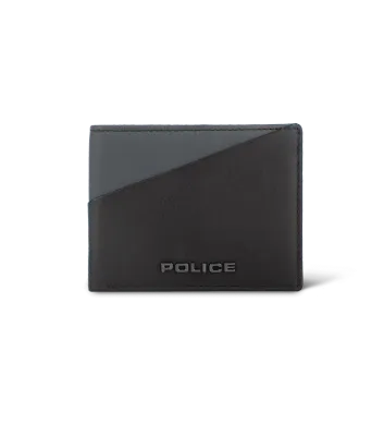 POLICE  Boss Bifold 100% Genuine Leather Coin Wallet