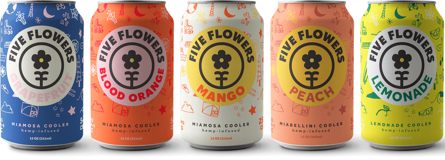 Five Flowers Hemp Seltzers