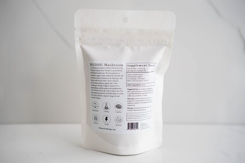 Reishi Mushroom Powder from Plantae + Fungi