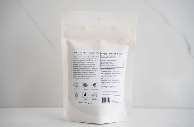 Cordyceps Mushroom Powder from Plantae + Fungi