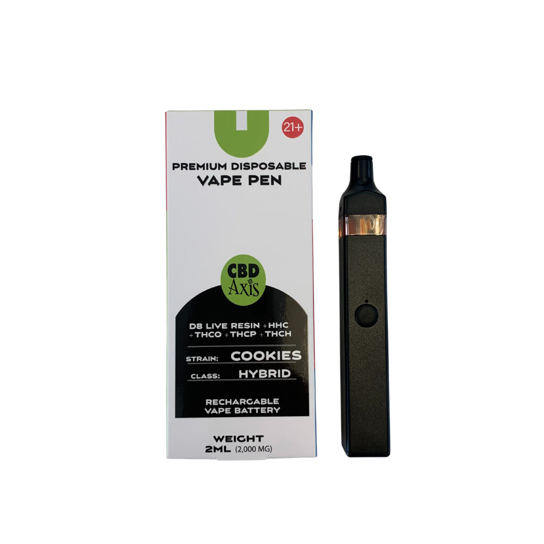 DELTA 8 LIVE RESIN  + HHC + THCO + THCP + THCO 2ML (2,000MG) DISPOSABLE PEN