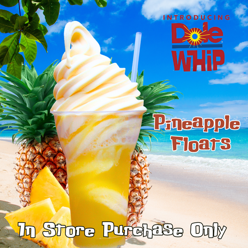 Dole Whip Pineapple Float