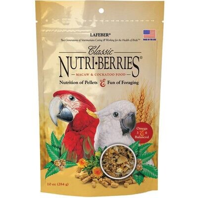 Nutri-berries Macaw & Cockatoo 10oz