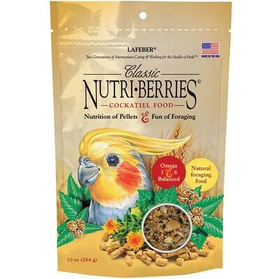 Nutri-berries cockatiel 10oz