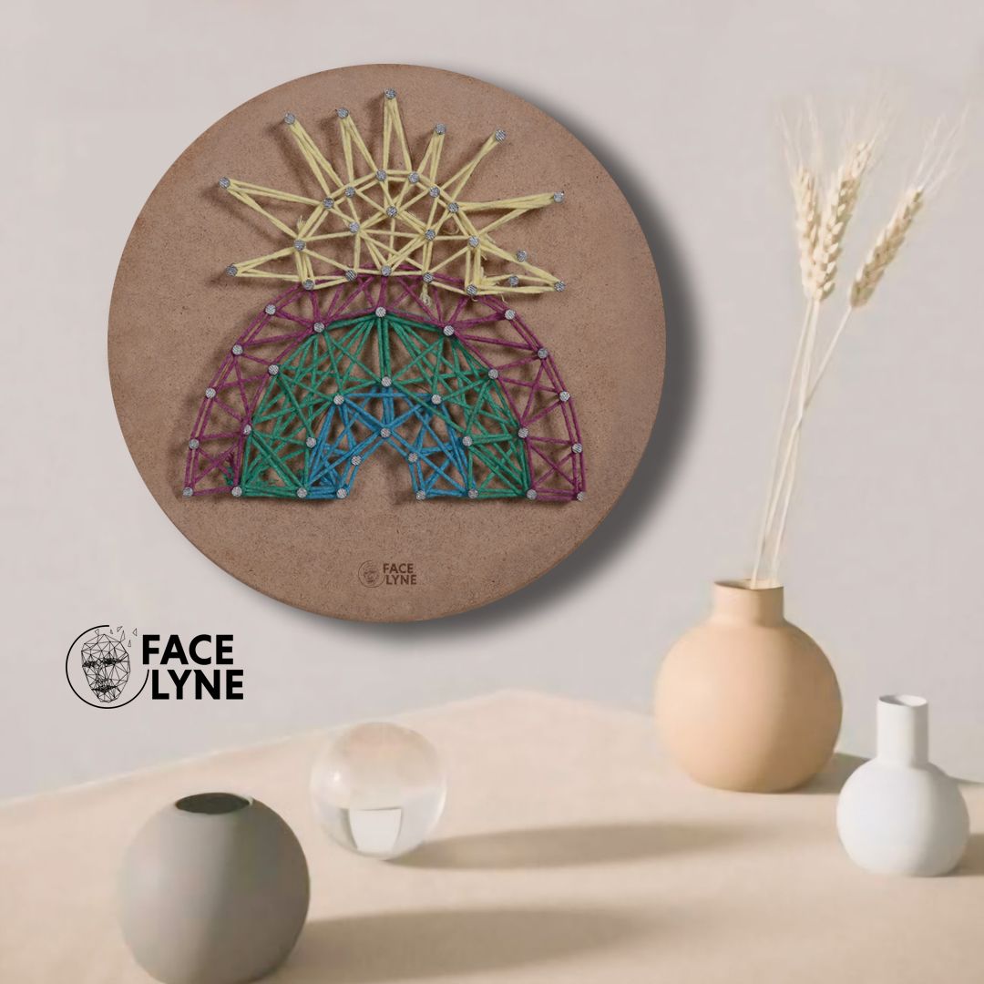 Rainbow String Art Kit