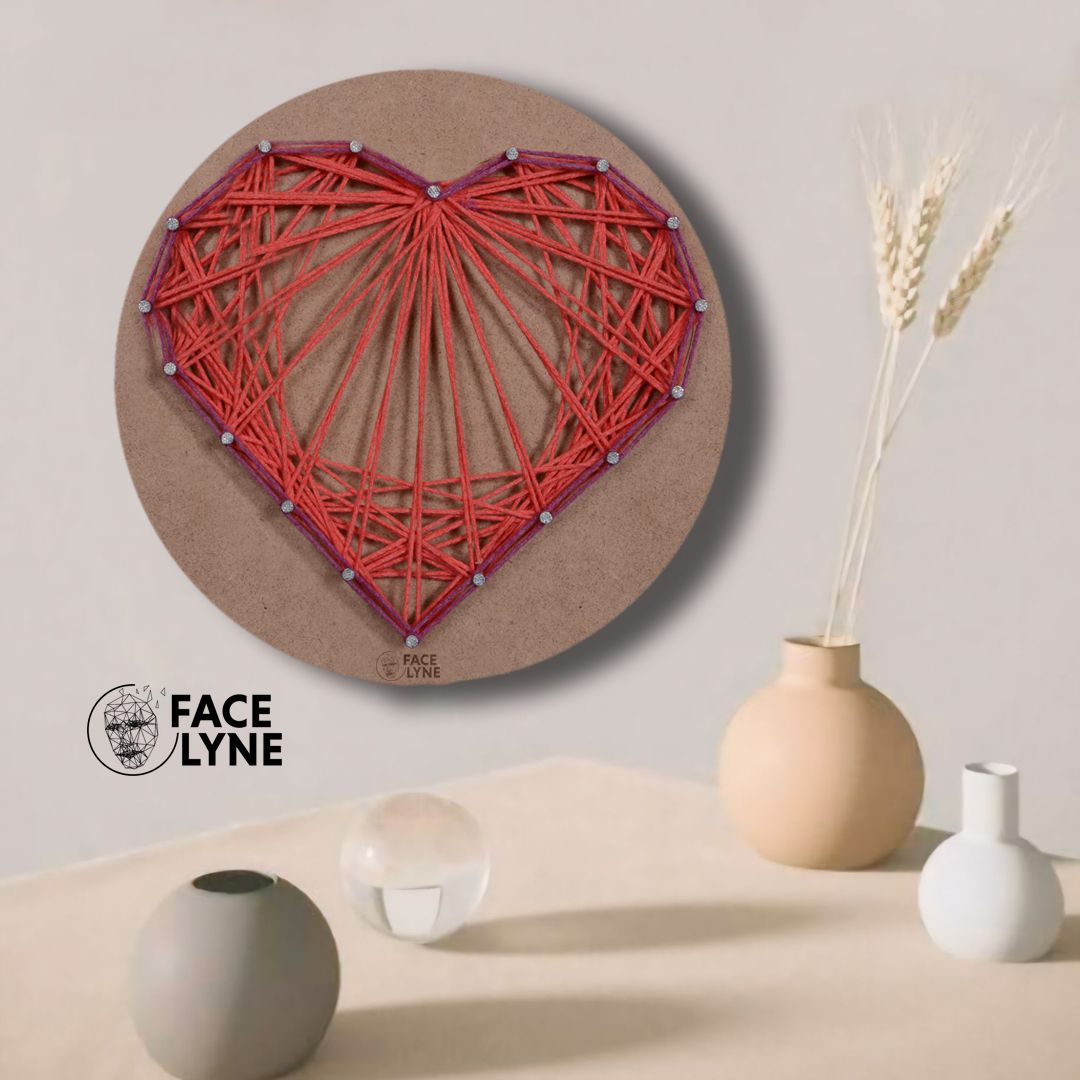 Heart String Art Kit