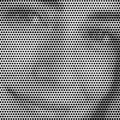 Close-up of filled Studio Edition dots