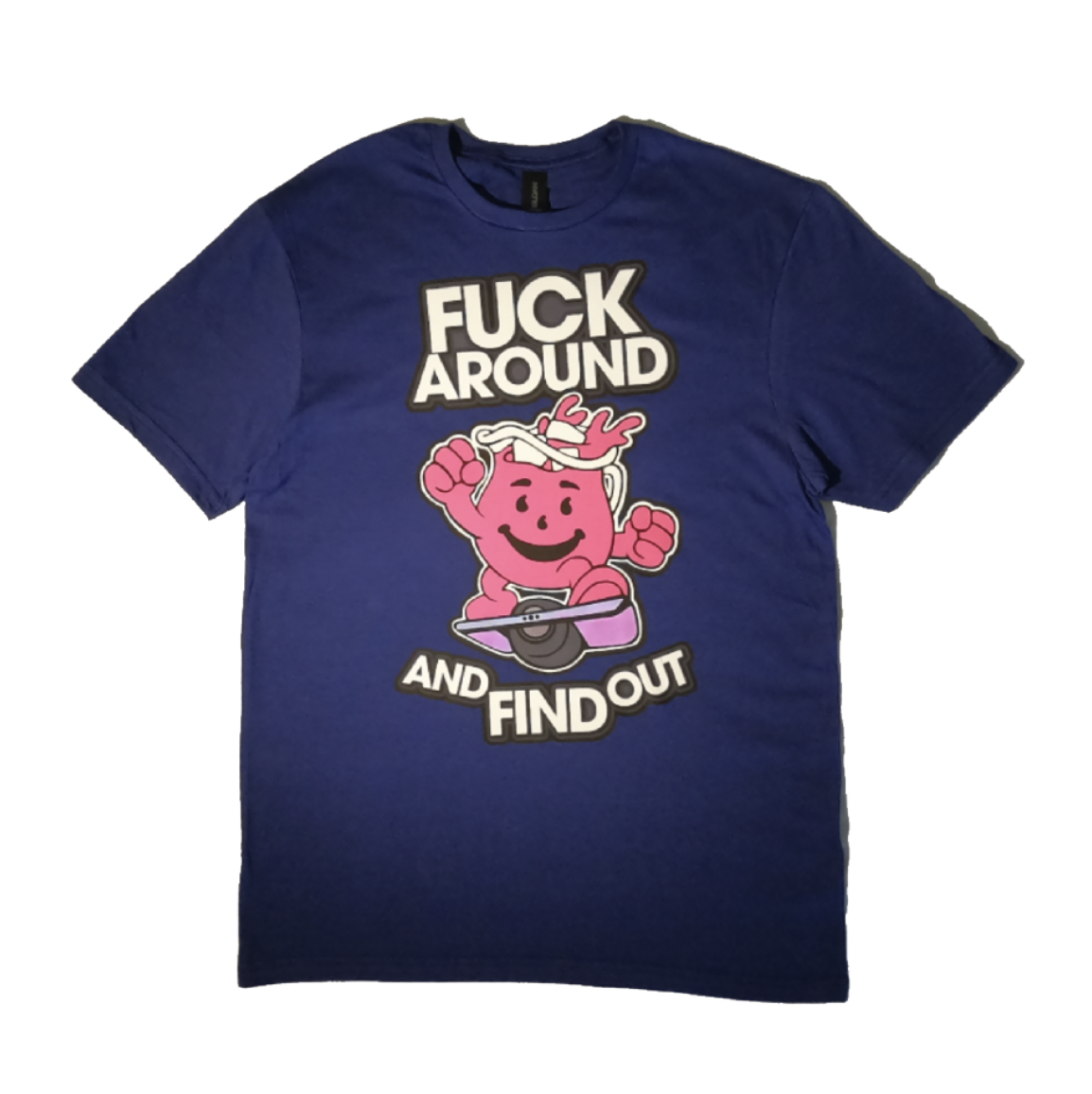 Fuck Around Tee Navy