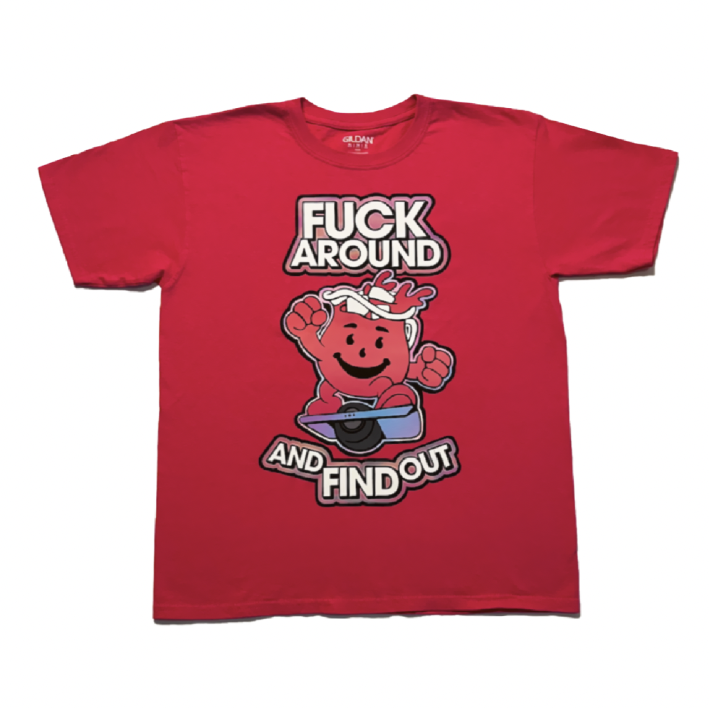 Fuck Around Tee Pink