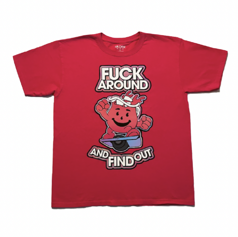 Fuck Around Tee Pink