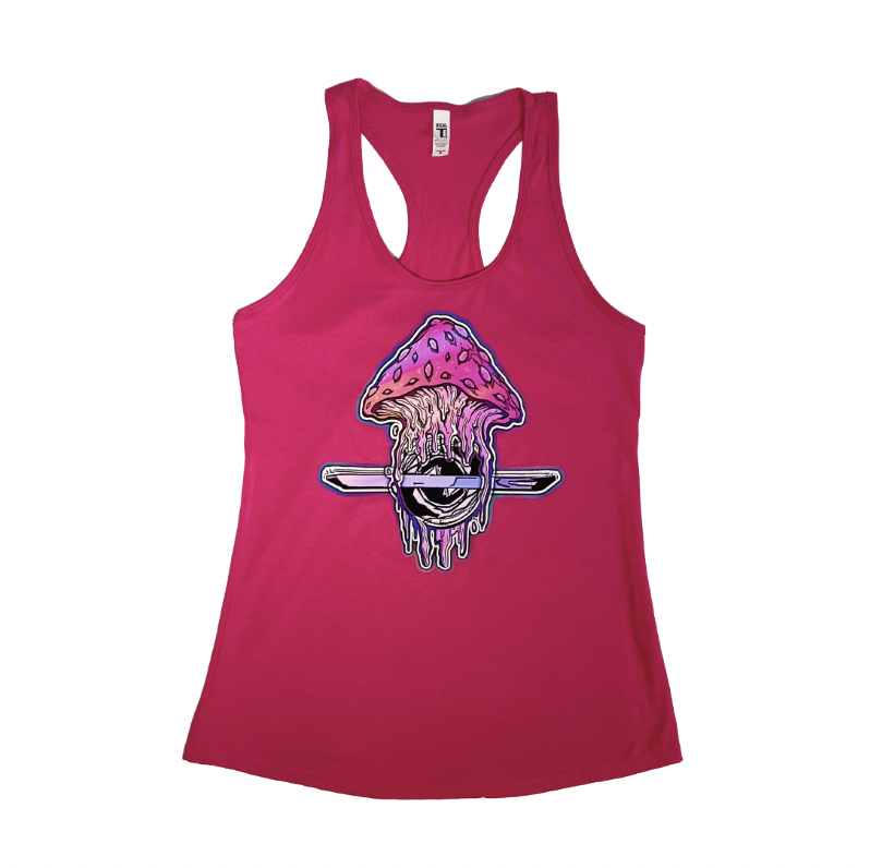 Mushroom in Motion Tank Pink