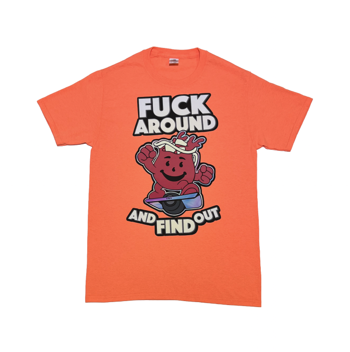 Fuck Around Tee Orange
