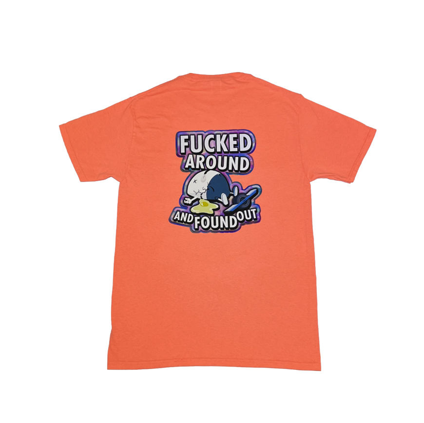 Fuck Around Tee Orange