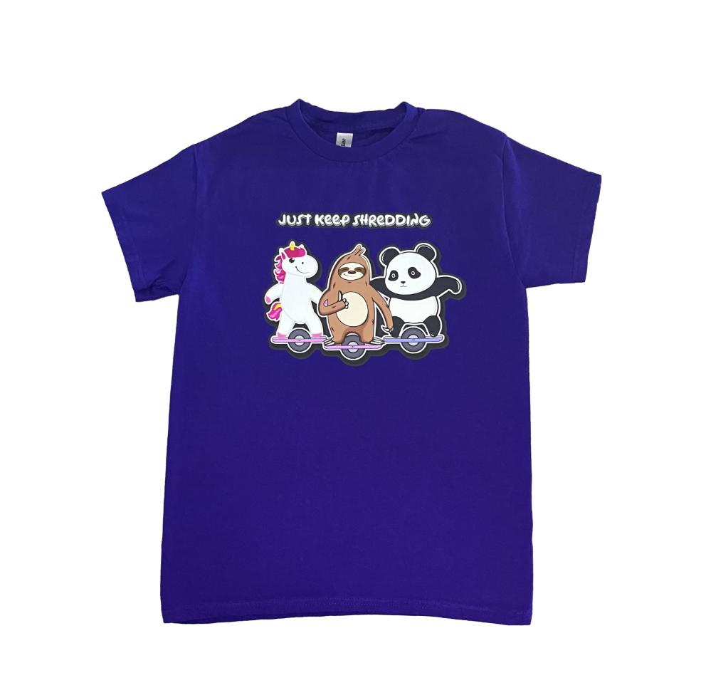 Keep Shredding Tee Purple